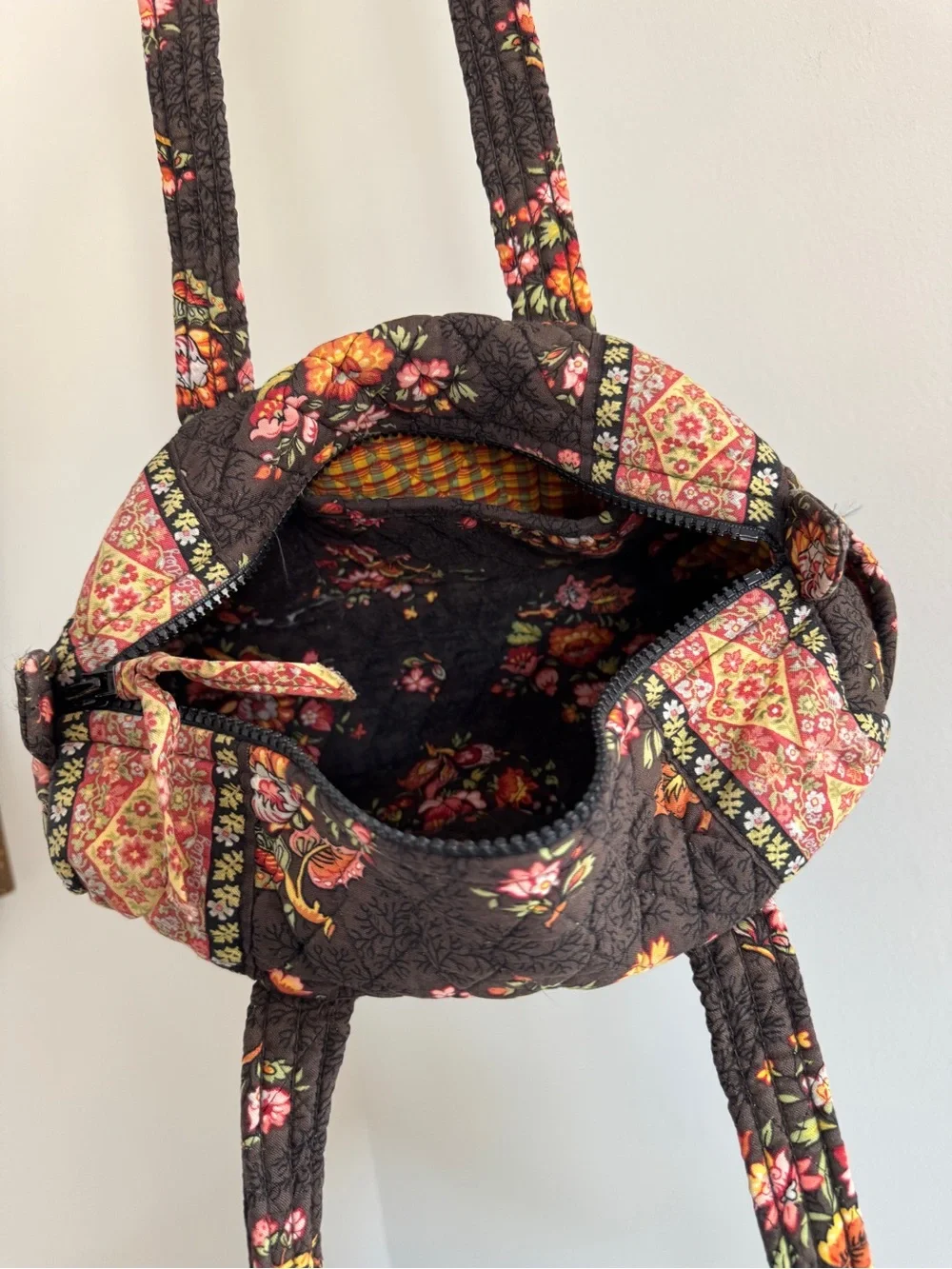 Vera Bradley Quilted Floral Shoulder Bag